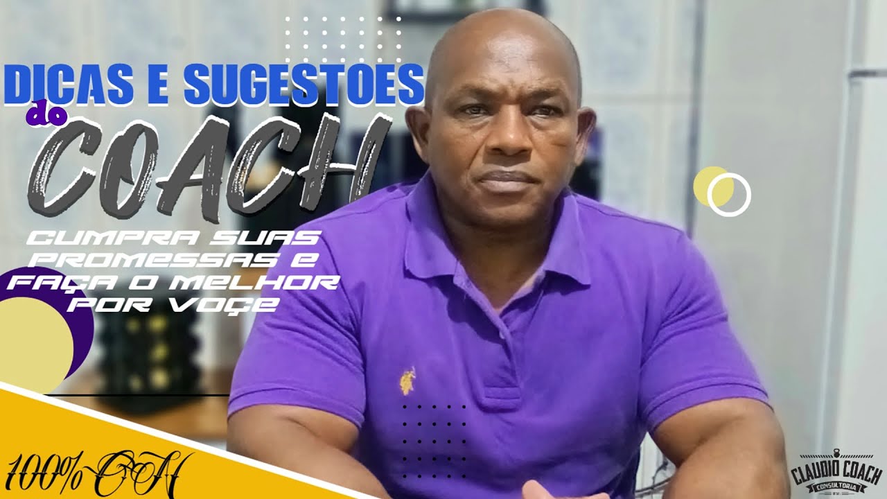 DICAS E SUGESTÕES DO COACH PARA 2026,CUMPRA SUAS PROMESSAS E FAÇA O MELHOR POR VOCÊ,SUA SAÚDE MERECE