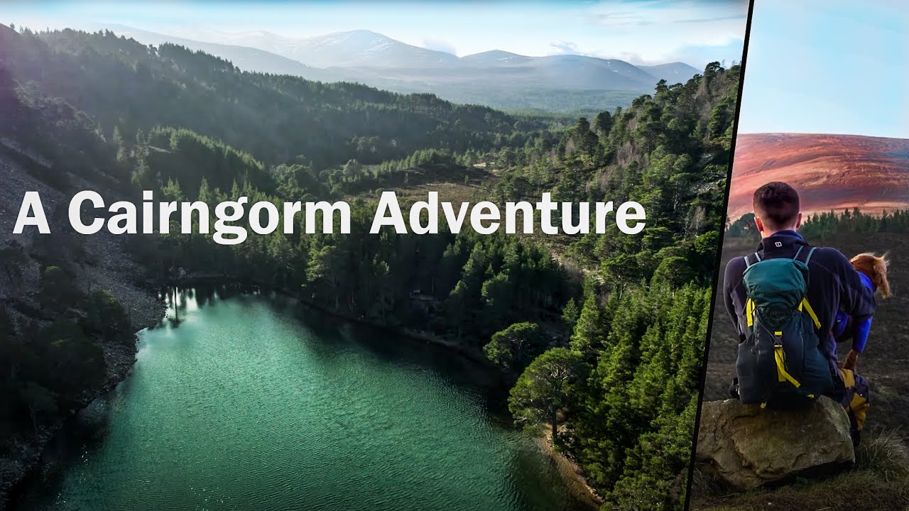 Visiting the GREEN Loch in the CAIRNGORMS - & Climbing A Mountain