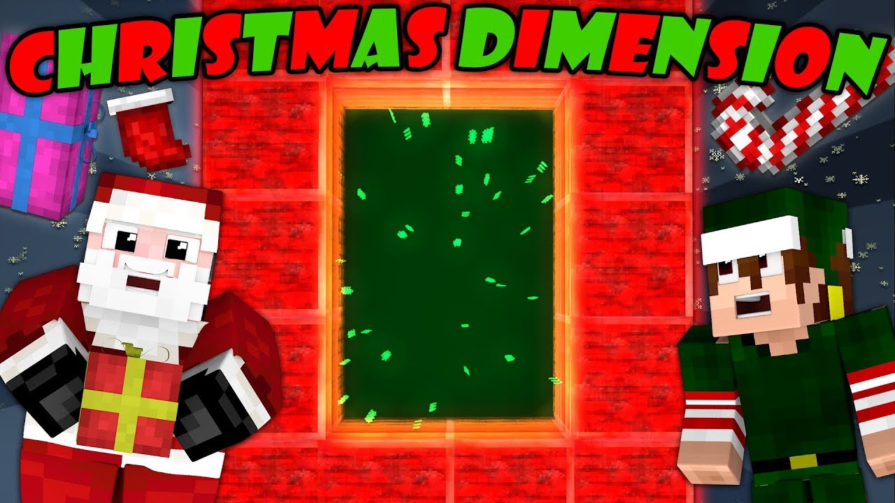 If a Christmas Dimension was Added - Minecraft