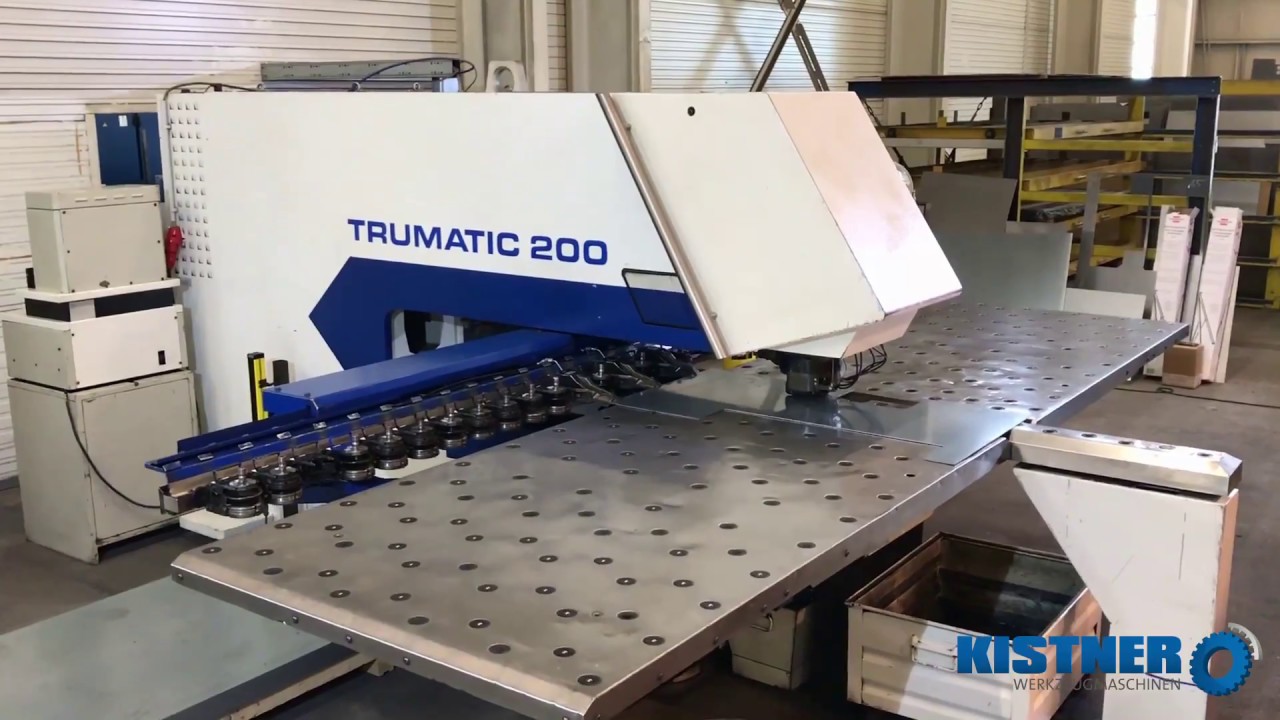 TRUMPF | TC 200 R - Punching machine - Stanzanlage - KISTNER Werkzeugmaschinen
