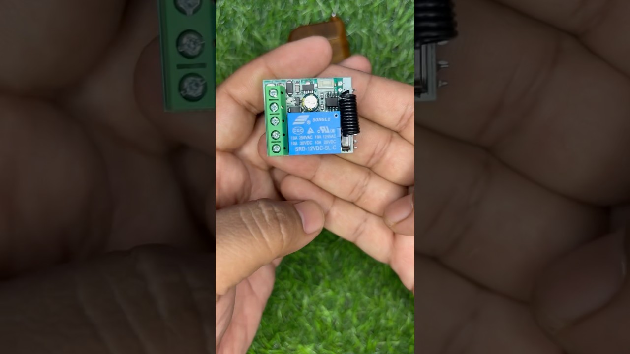 RF RX-TX with Relay with Remote #diy #shorts #shortsfeed #rf #remotecontrol #arduino #arduino diy