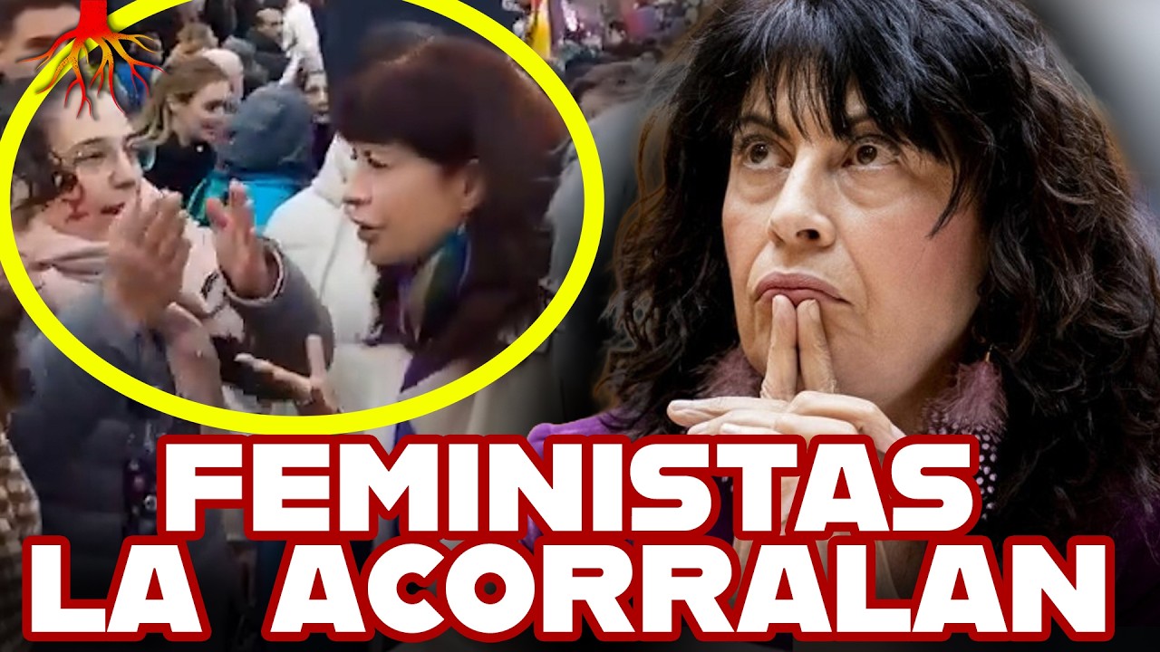 INCREPAN a Ana Redondo, ministra de Igualdad, en la Manifestación 8M en Madrid