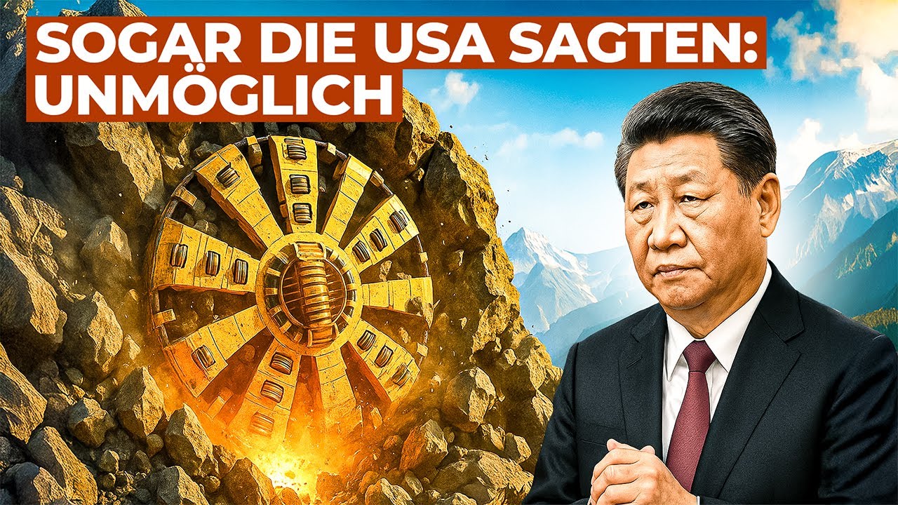 Chinas 15-Milliarden-Dollar-Tunnelprojekt, das 25 Jahre bis zur Fertigstellung brauchte.