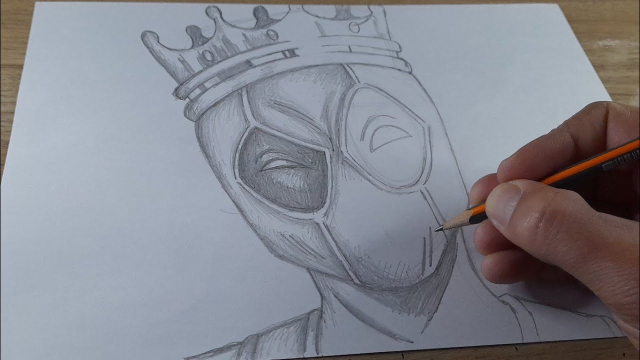 COMO DESENHAR O DEADPOOL || FACIL DE DESENHAR