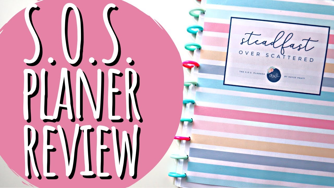S.O.S. Planner Review from Anchored Woman