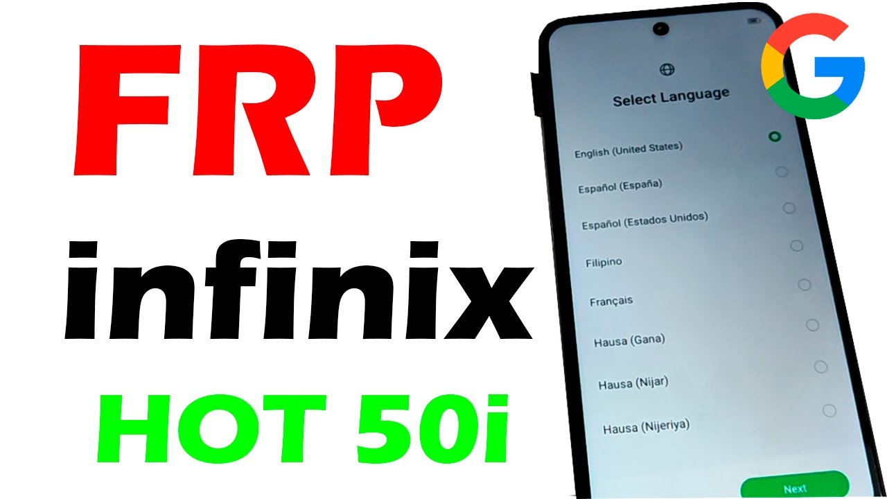Eliminar Cuenta de Google Infinix Hot 50i | Android 14/Un Click