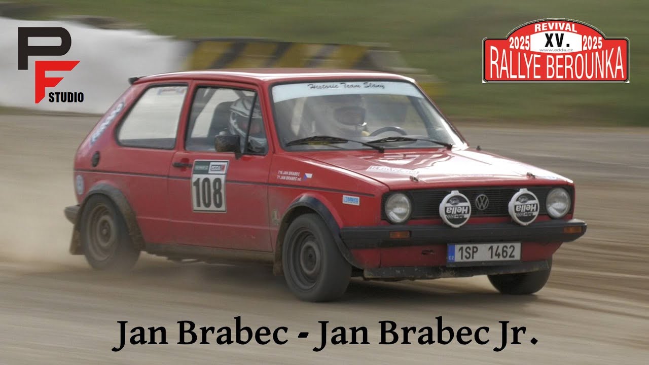 Jan Brabec - Jan Brabec Jr. - VW Golf I - XV. Rallye Berounka Revival 2025