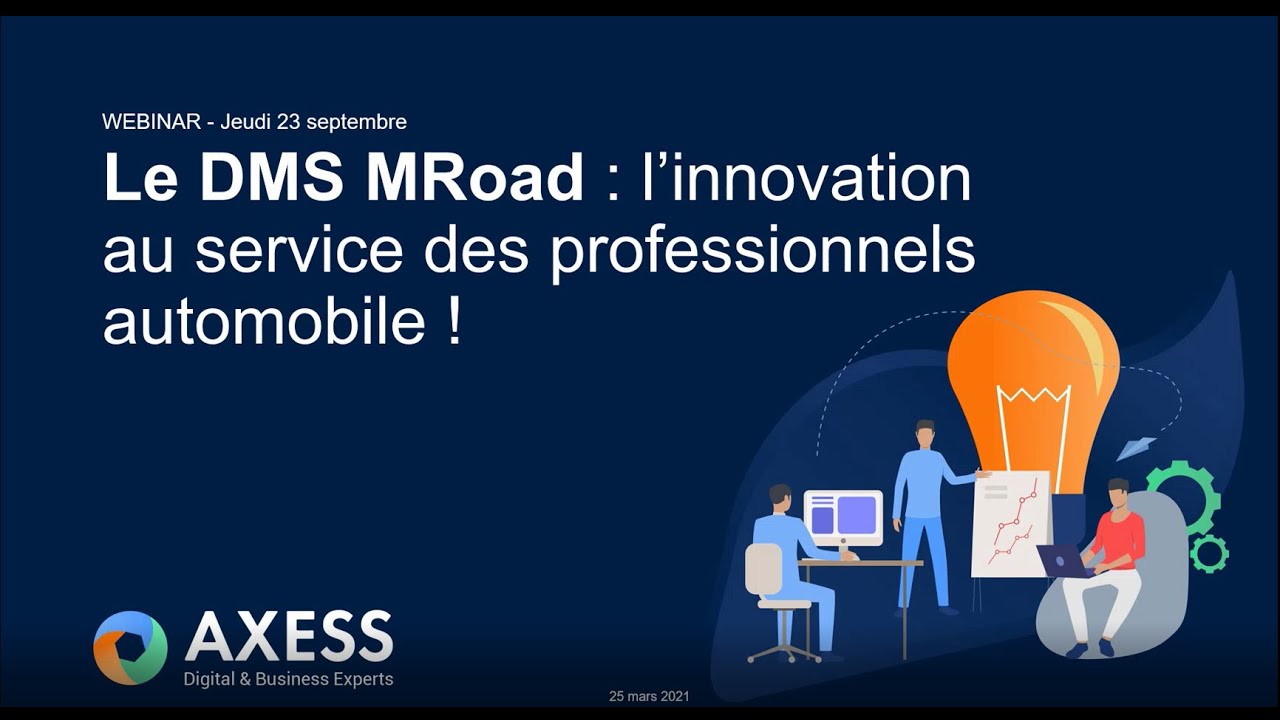 Webinar / Le DMS MRoad : L'innovation au service des professionnels automobile !