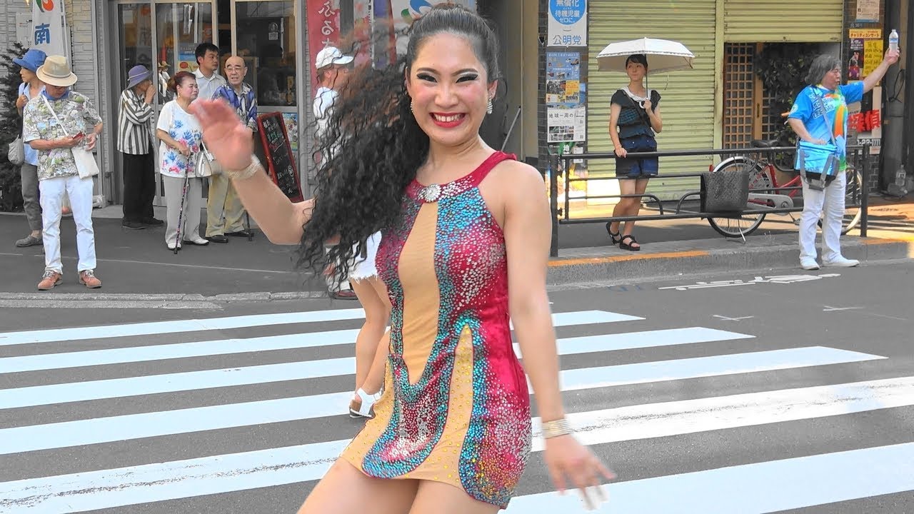 自由の森学園サンバ音楽隊 浅草サンバカーニバル公開リハーサル 千束通り納涼大会2019《Samba Japan》