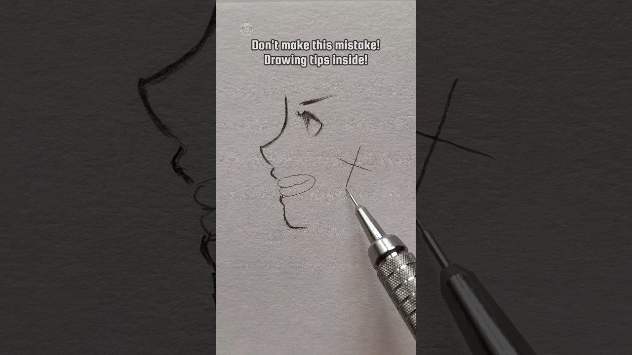 Drawing tip: Anime face fix!
