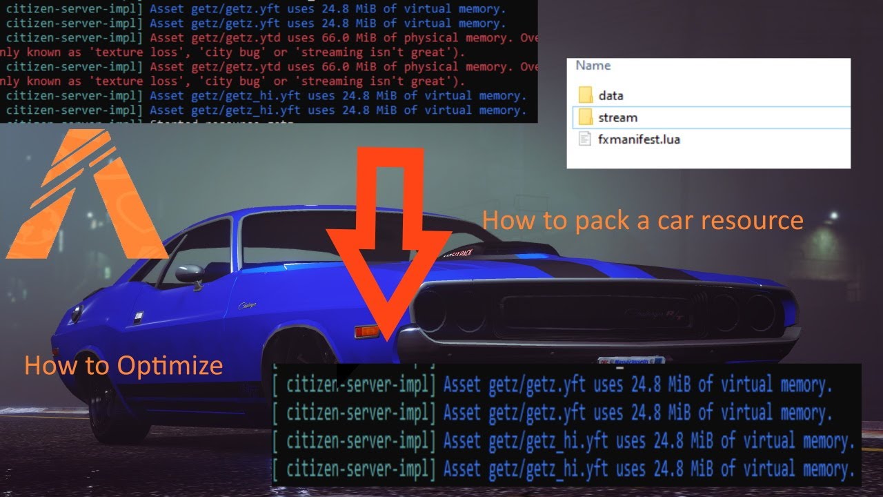 Fivem - How to optimize cars and stream them as fivem ready