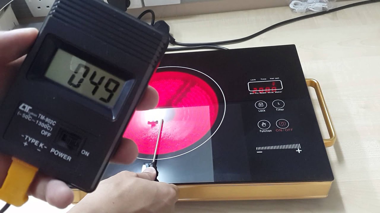Infrared cooker demo
