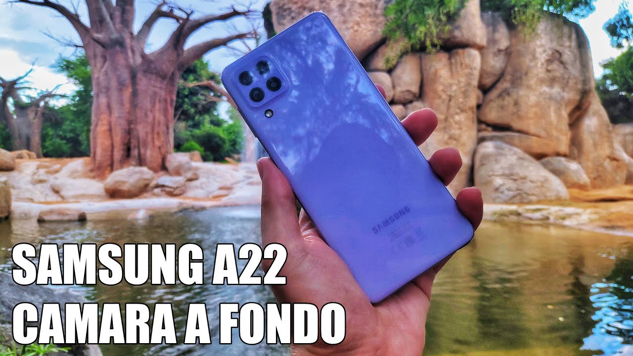 Samsung A22 4G LTE - Camara a Fondo