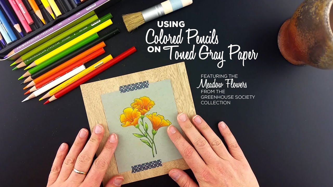 Using Colored Pencils on Toned Gray Paper