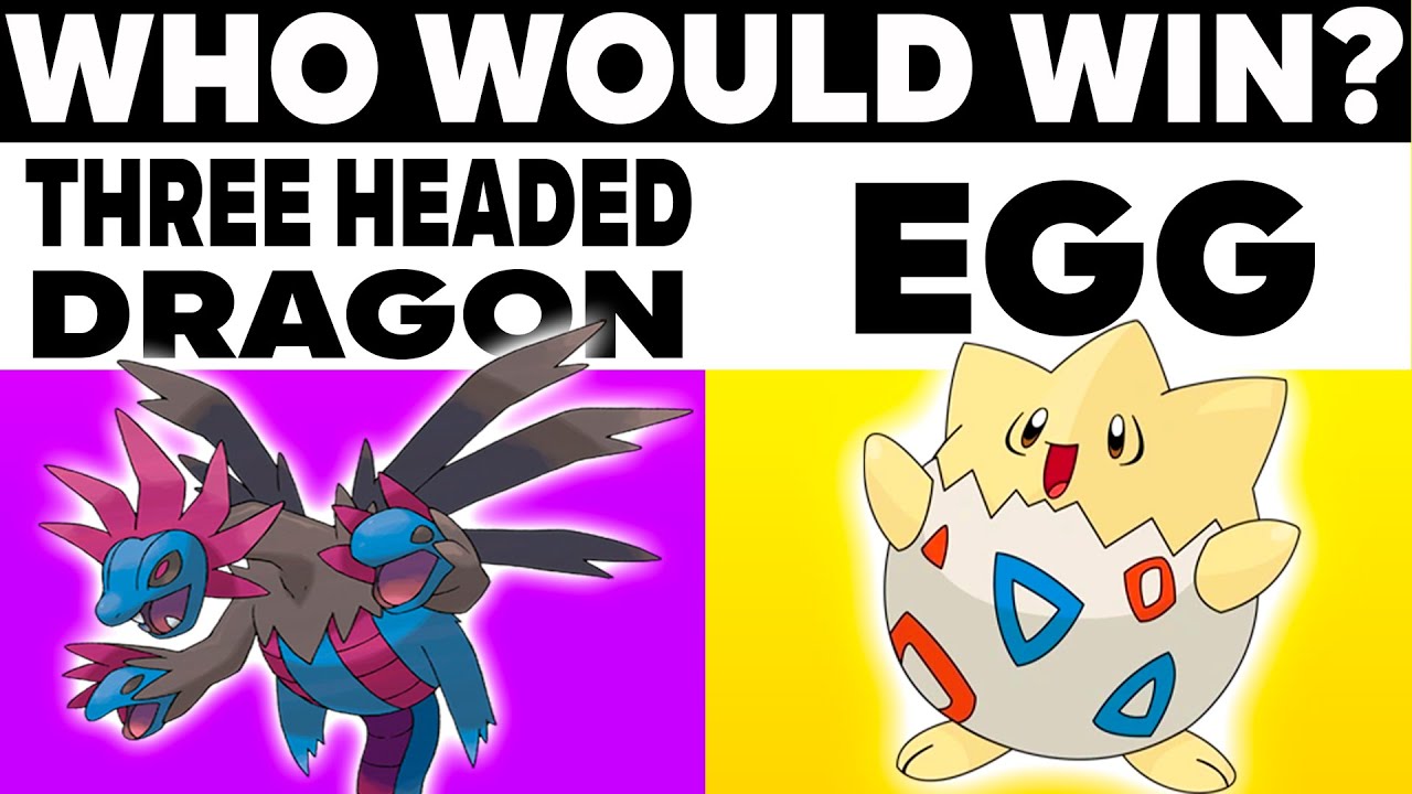 POKEMON MEMES V150 Three Headed Dragon Vs. EGG