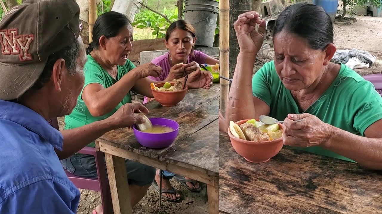 DISFRUTANDO UN RICO Y DELICIOSO CALDO Pata de🦴de res 🐄😳😋