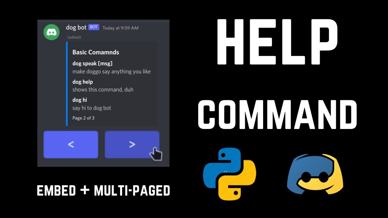Multi Page and Custom Help Commands | Discord Bot Tutorial Python Nextcord | Part 9