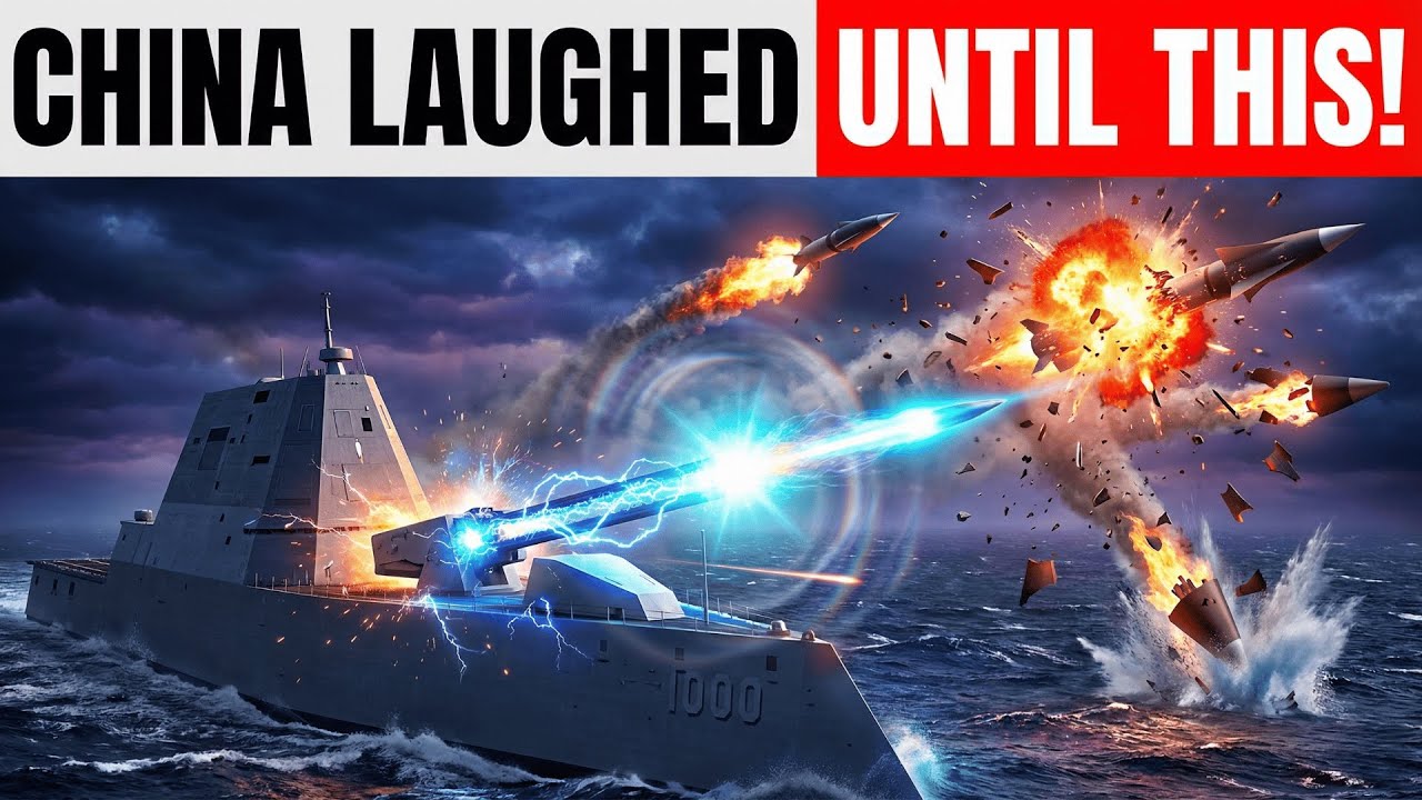 China LAUGHED at U.S. Railgun Technology, Until The USS Zumwalt Did THIS…