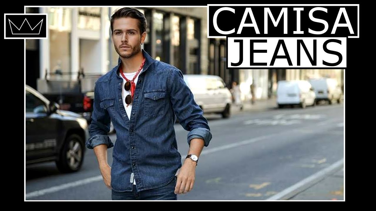 CAMISA JEANS: 6 combinações infalíveis / MODA MASCULINA