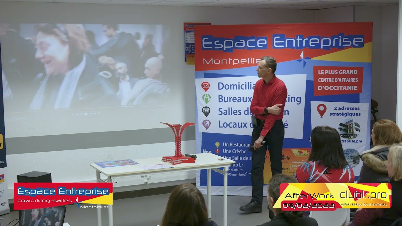 Introduction Nicolas Dulion - Pitch Elevator - Afterwork Club LR - Espace Entreprise