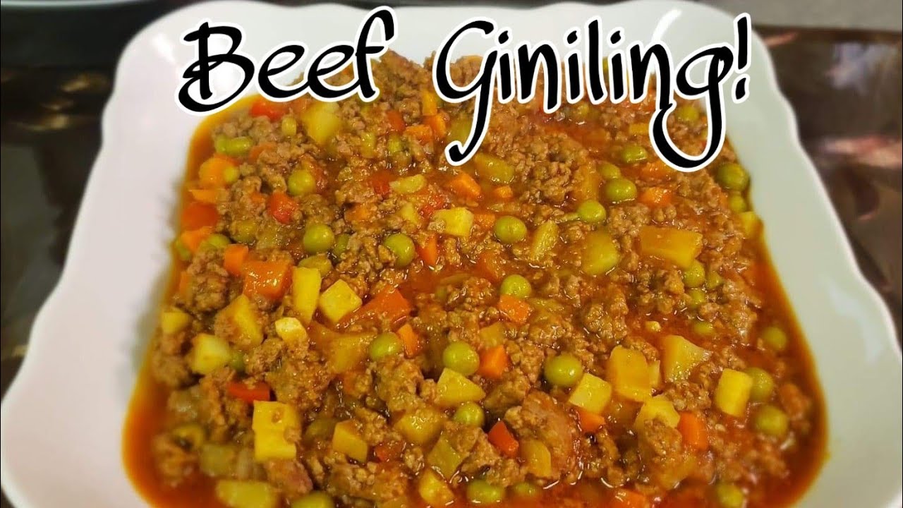 How to cook Beef Giniling! (Ground Beef)