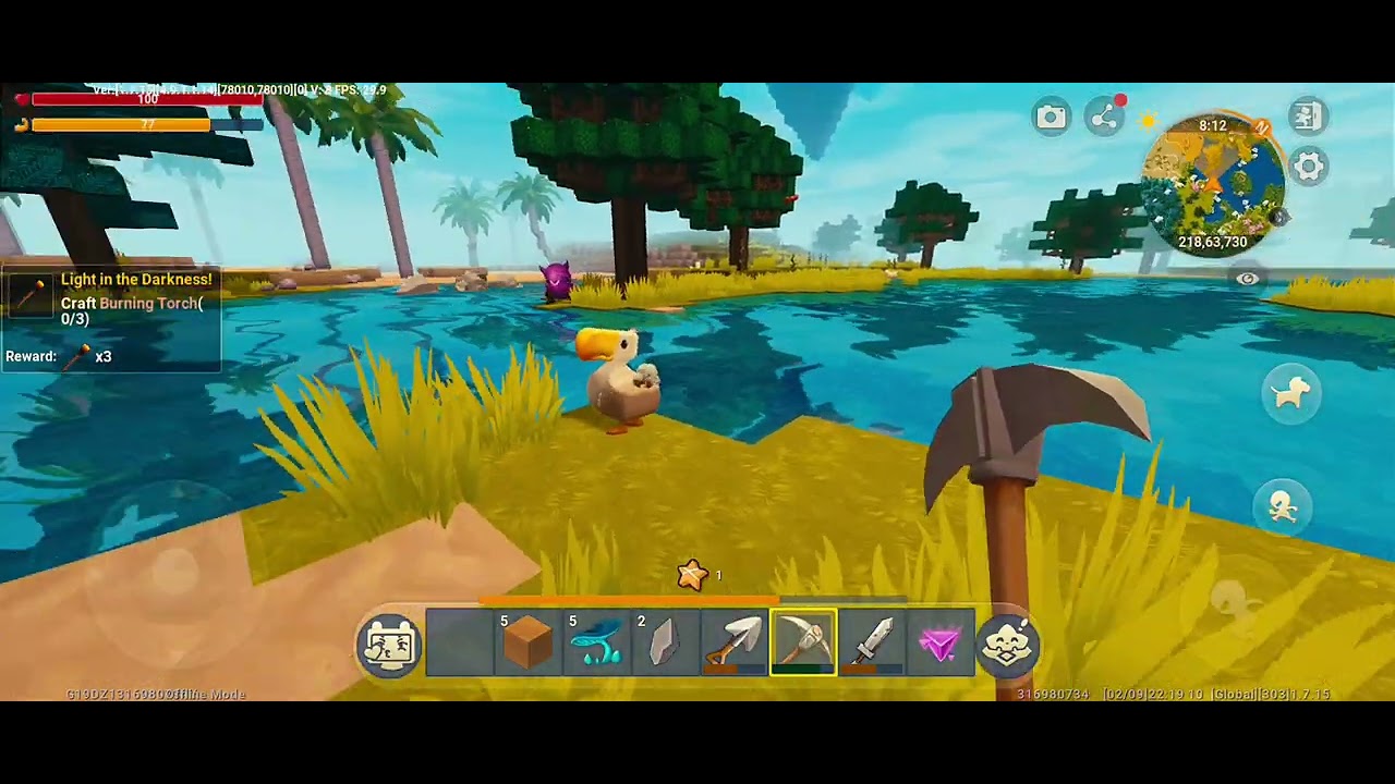 Survival and Crafting Basics in Mini World: Creata part 3
