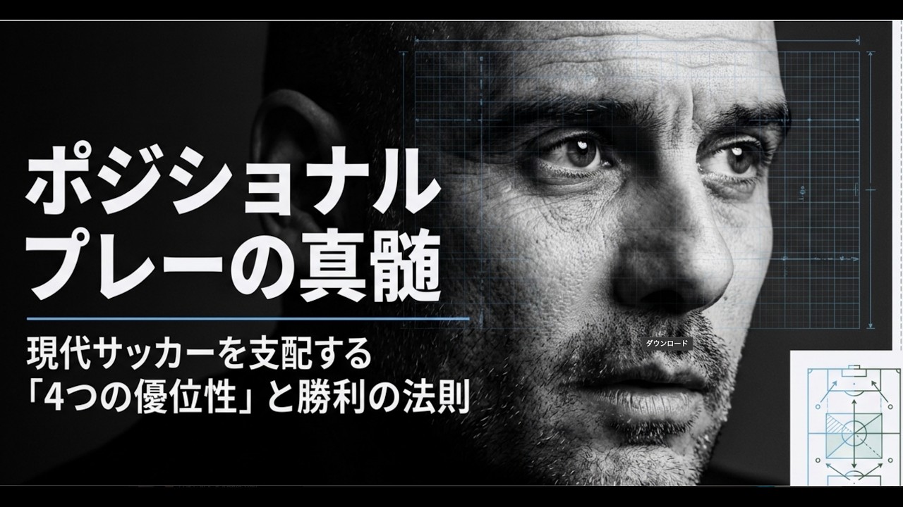 ポジショナルプレーの真髄：現代サッカーを支配する「4つの優位性」と勝利の法