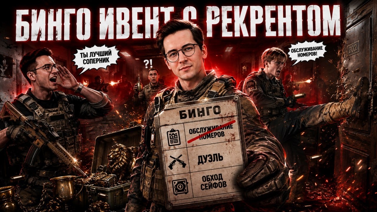ИГРАЕМ БИНГО ИВЕНТ С РЕКРЕНТОМ! | Arena Breakout: Infinite