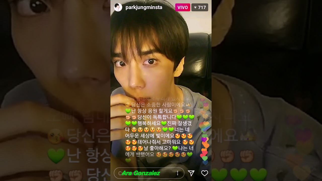 Park Jung Min ( live en Instagram )09/06/2018