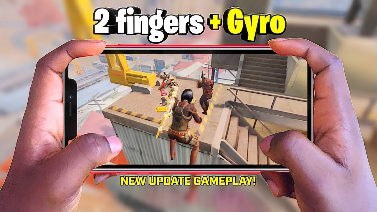 NEW UPDATE🔥! 2 fingers + Gyro Solo vs Squad COD MOBILE Handcam Gameplay