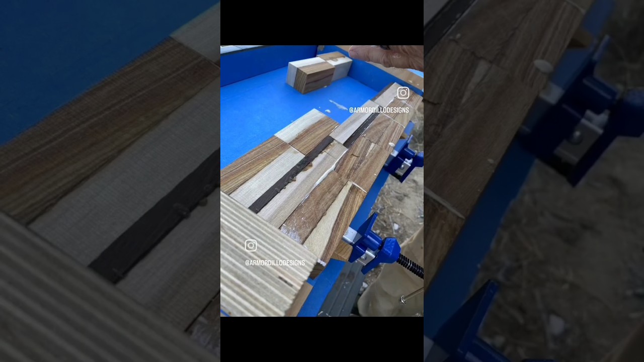 Trying something new! #woodworking #cuttingboard  #monkeypod #titebond #pecan #wenge #madeintexas #