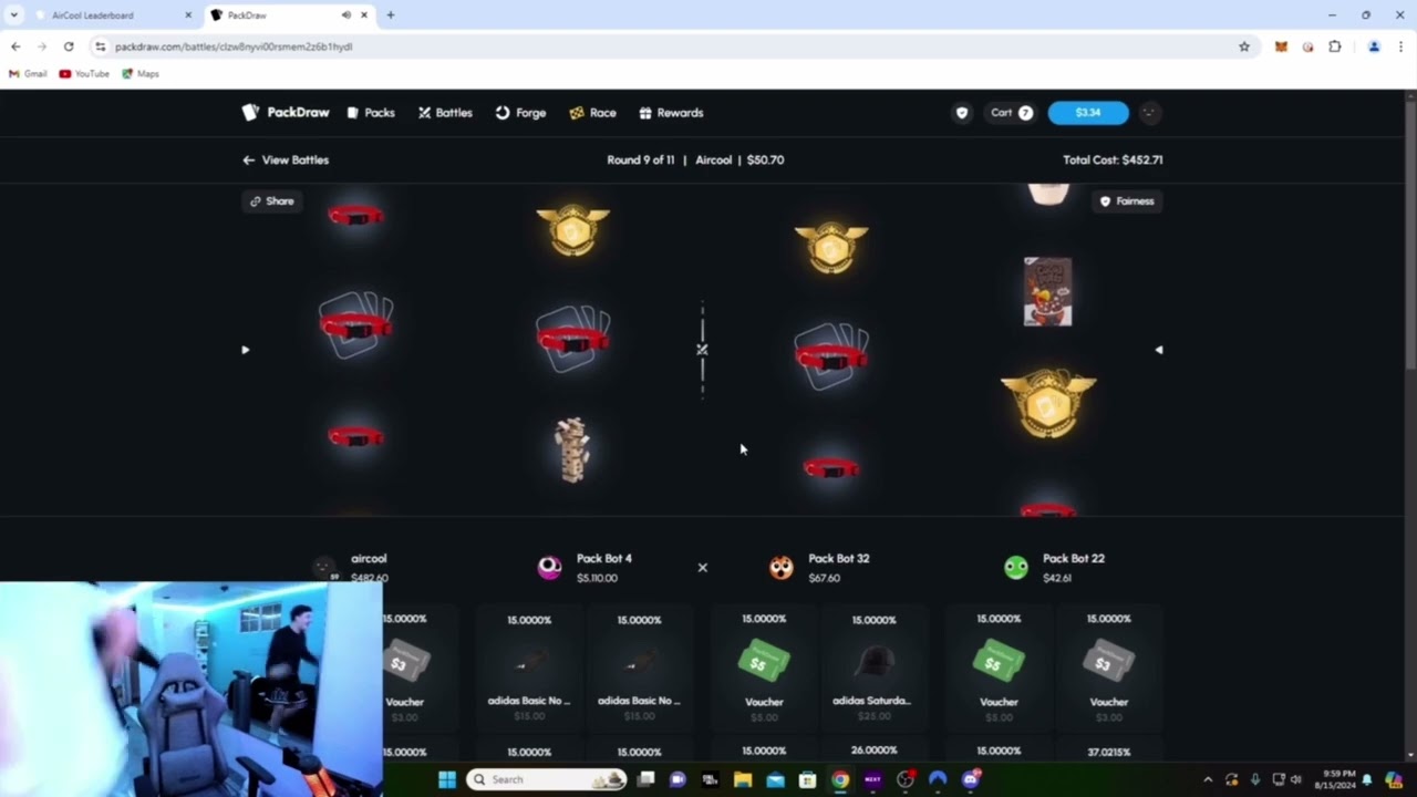 AC HITS BIG ON PACKDRAW!!!