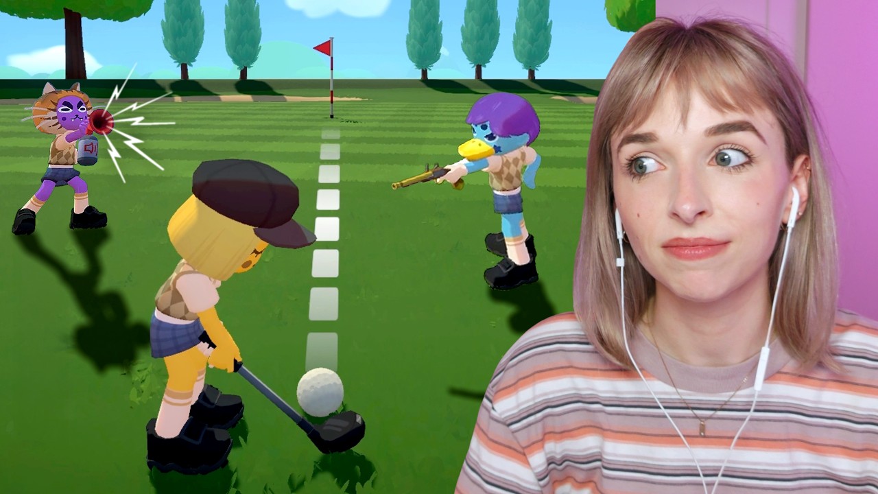 Я на самом деле хорошо играю в Super Battle Golf, и мои друзья злятся.