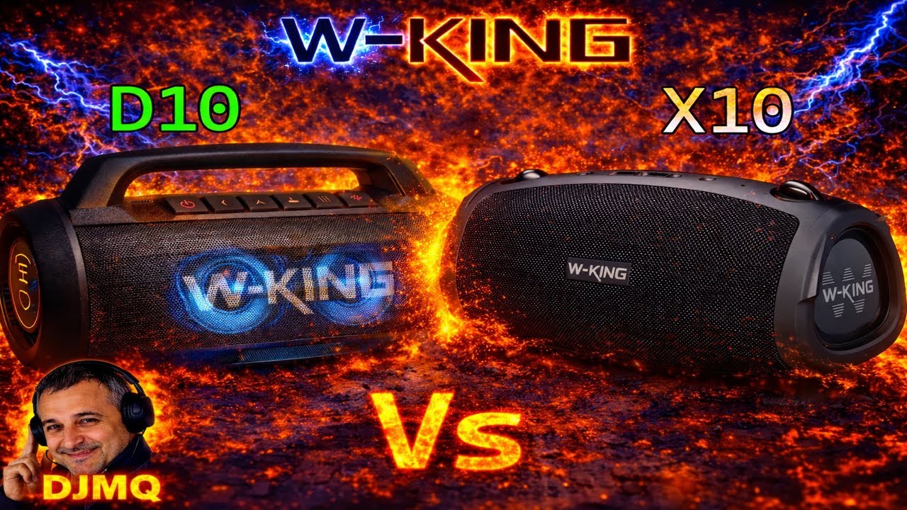 📻W-KING▶D10 Vs X10/IL PIÙ ESPLOSIVO SPEAKER BLUETOOTH PER SMARTPHONE (+TEST AUDIO)