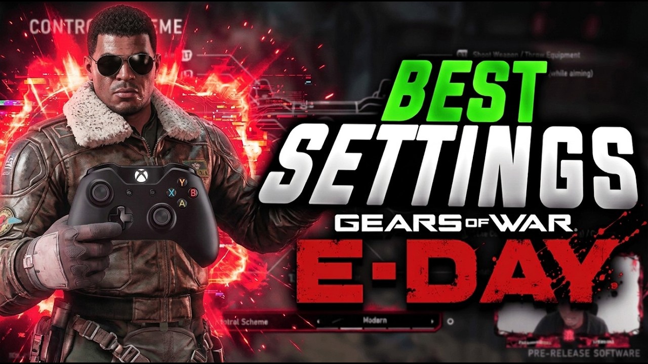 The Only 𝗖𝗢𝗡𝗧𝗥𝗢𝗟𝗟𝗘𝗥 Sensitivity + 𝗚𝗥𝗔𝗣𝗛𝗜𝗖𝗦 Settings Guide 𝙔𝙊𝙐 𝙉𝙀𝙀𝘿! | Gears of War E-Day