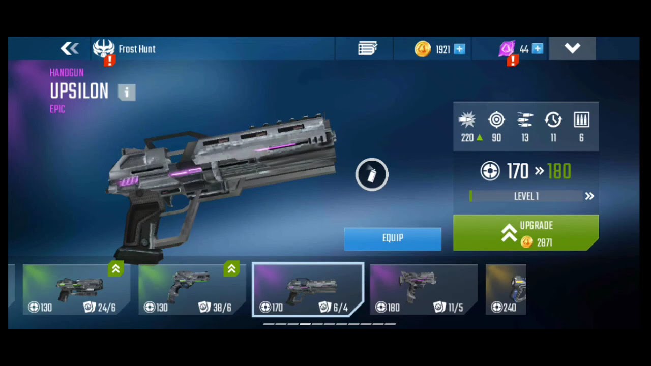 Crafting the Upsilon handgun | N.O.V.A Legacy | Frost Craft Hunt