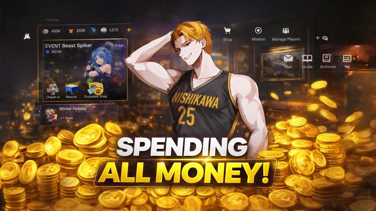  || Nishikawa unlocked || Spending all money #thespikevolleyball 