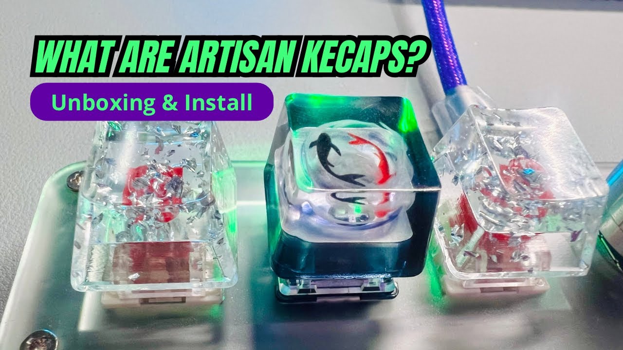 What are Artisan Keycaps for Mechanical Keyboards