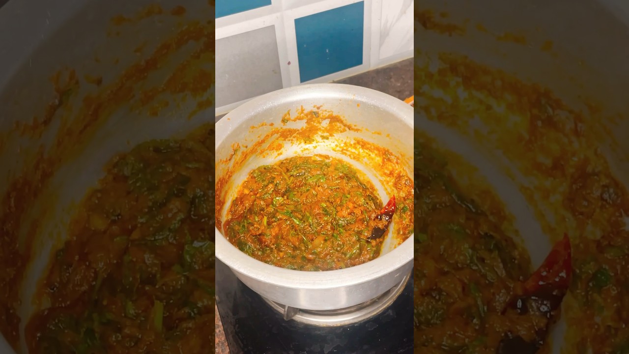 Delicious🤤Palakura velluli karam in 10min #palakura #palakrecipe #viral #trending #shortsfeed