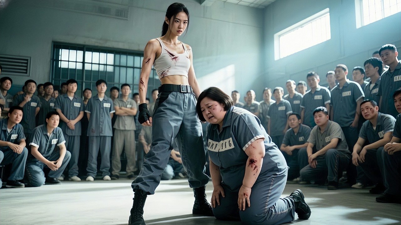 囂張跋扈的獄霸專挑新人欺負，豈料這次踢到了鐵板，直接被瘋批女按在地上摩擦，驚呆衆人！#chinese television dramas #逆袭 #爽剧 #豪门 #shortdramas