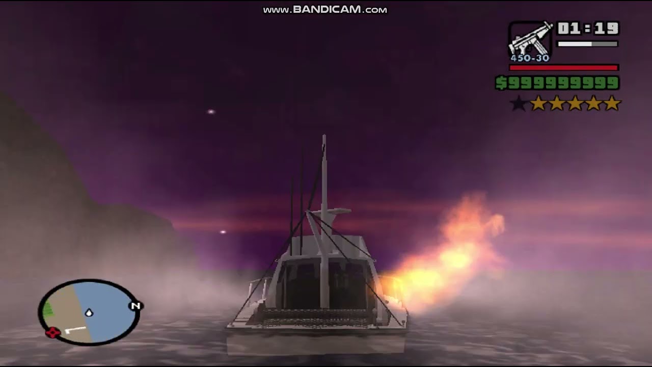 Grand Thef Auto San Andreas Ocean Liberty city 5 STAR