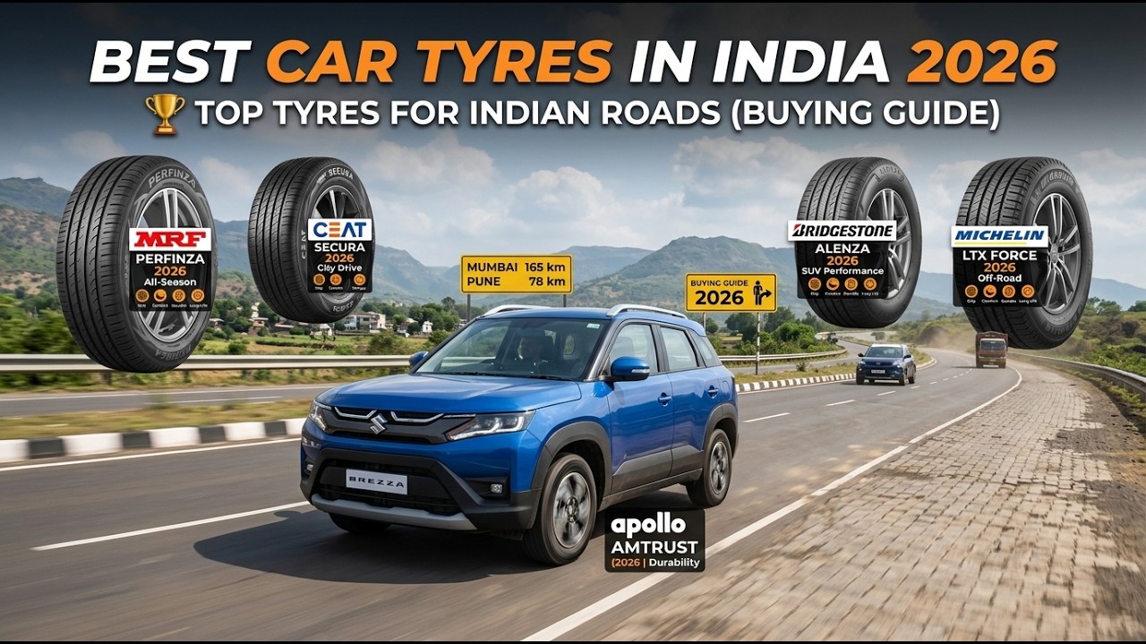 Best Car Tyres in India 2026 🚗 | Top Tyres for Indian Roads (Buying Guide)