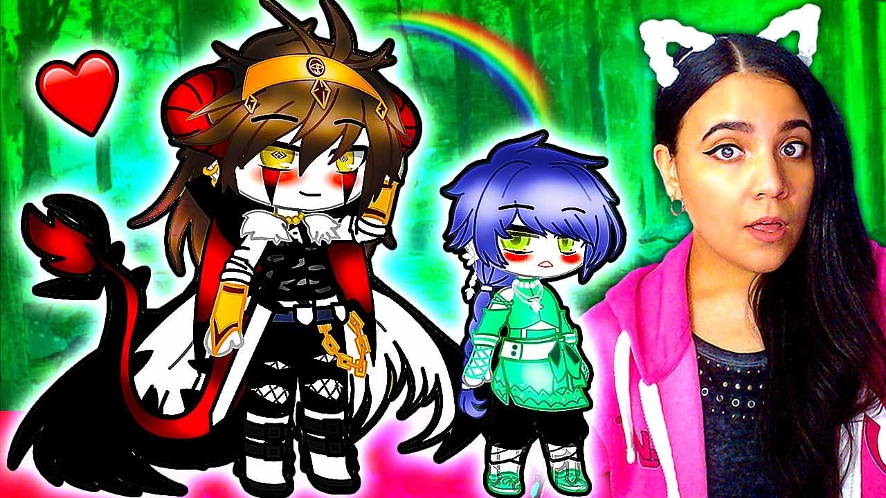 🐲💗 Человеческая родственная душа Короля Драконов 🐲💗 Реакция на мини-фильм Gacha Club «История любви»