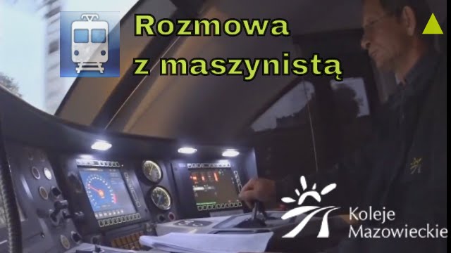 EN76 Koleje Mazowieckie. Przejazd w kabinie, rozmowa z maszynistą. Cab View. Pesa 22WE Elf.