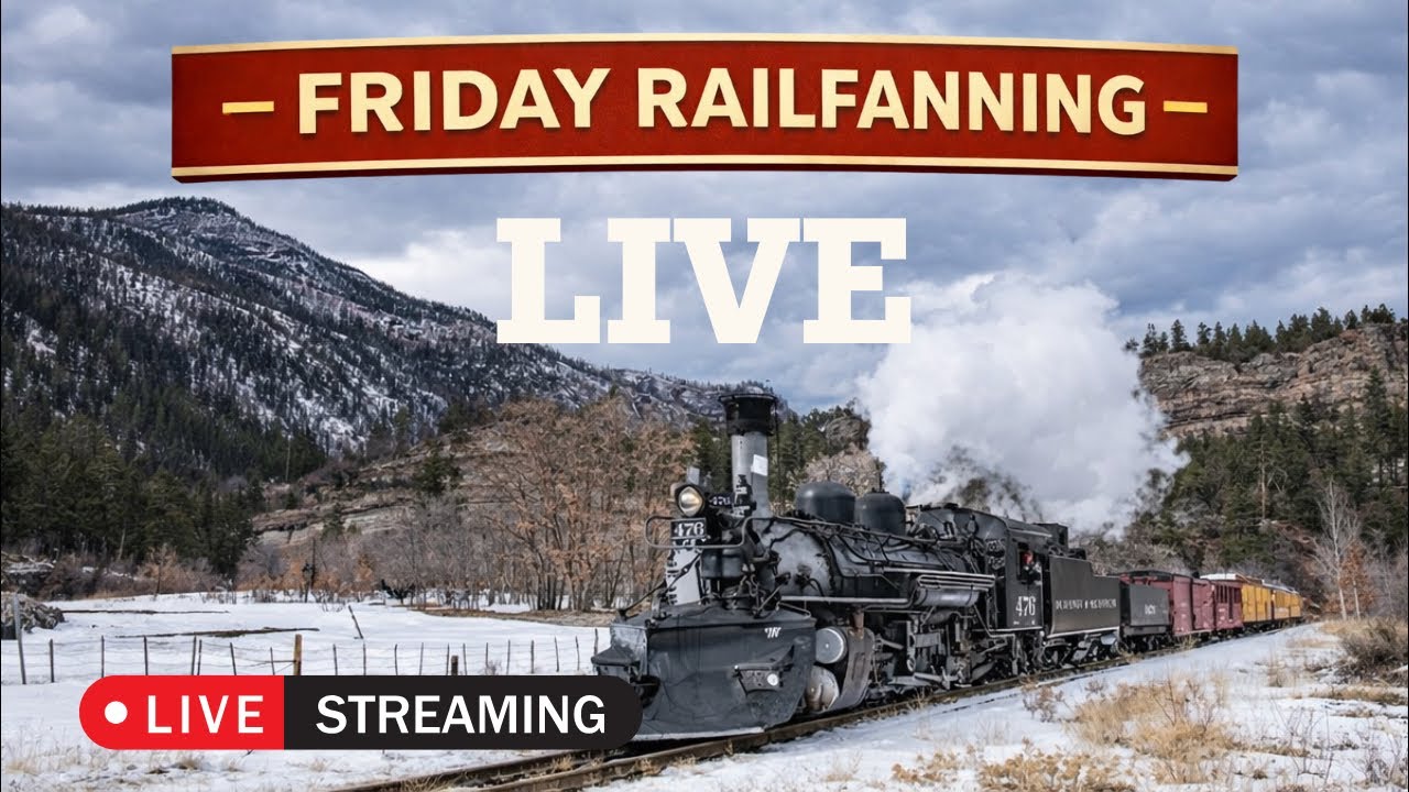 Friday Railfanning Live — Trackside Walk & Spot Testing