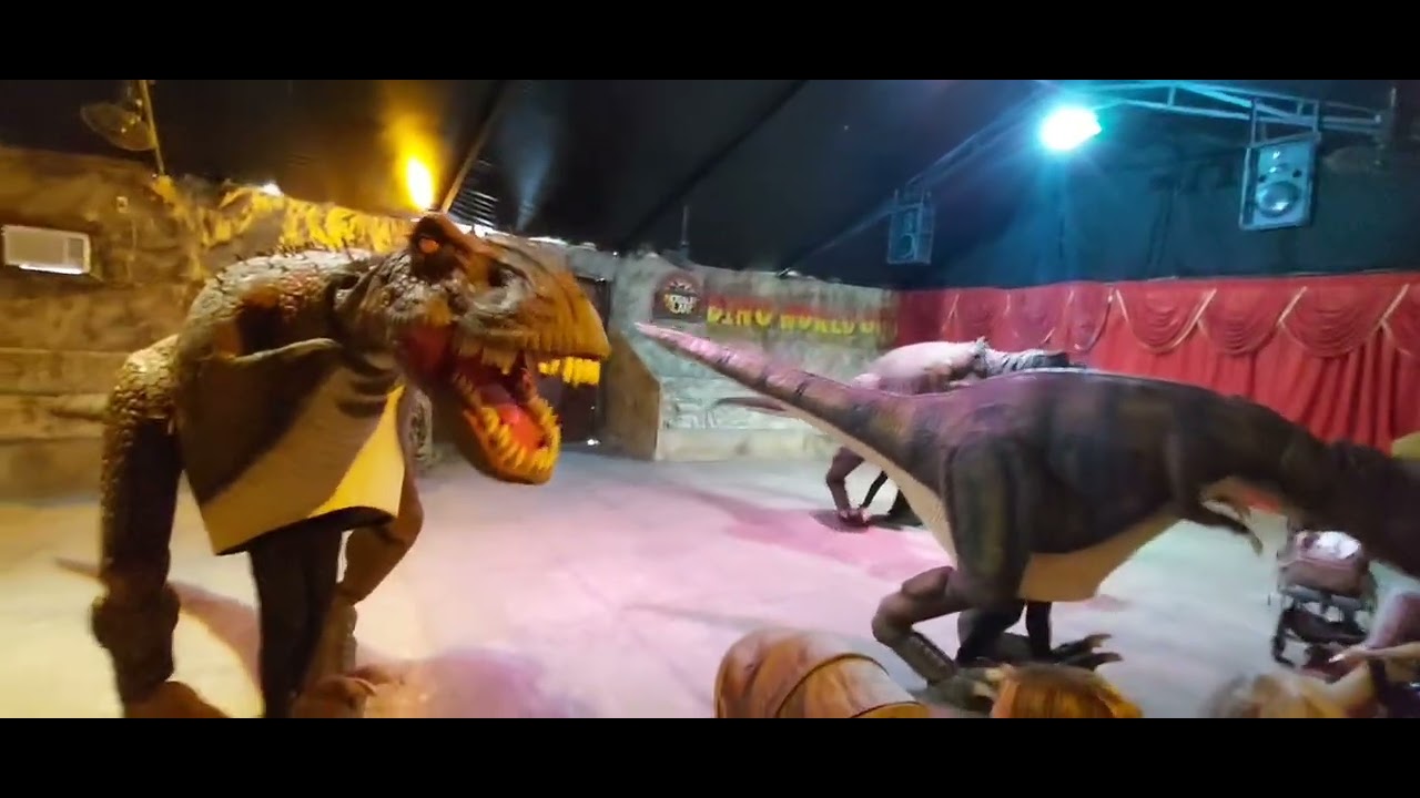Dancing dinausaur @dinosaursislandclarkland7911clark dinosaur isalnd
