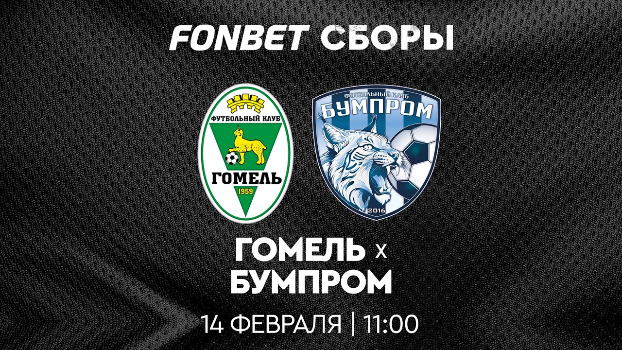 Товарищеский матч. «Гомель» — «Бумпром» (14.02.2026)