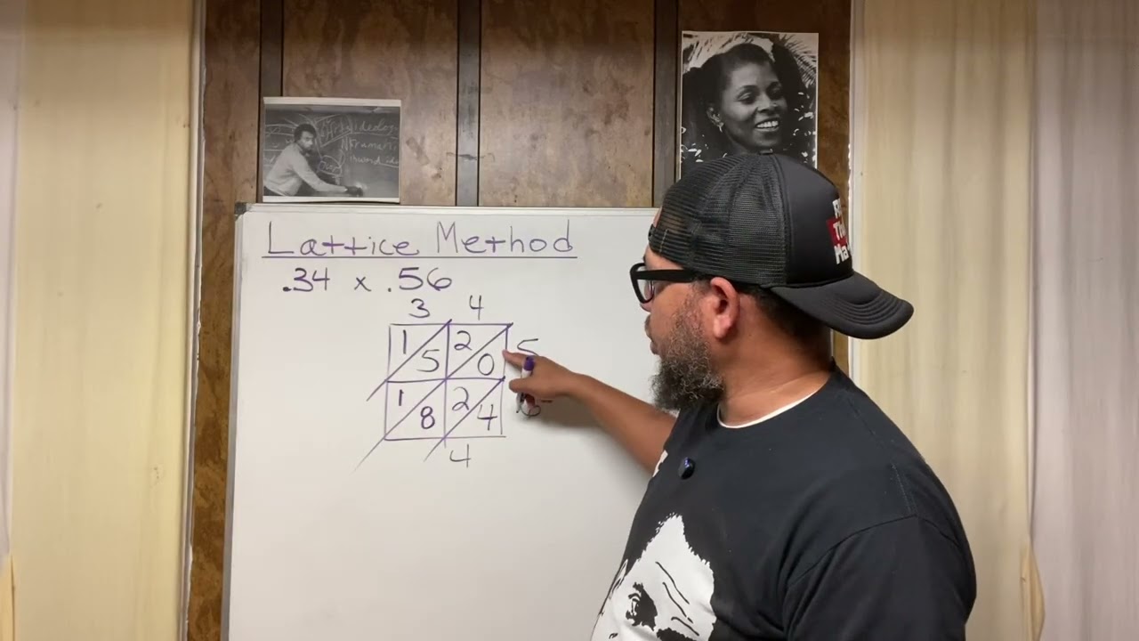 Multiplying Decimals with The Lattice Method 😎🤓🏧🔢✊🏾