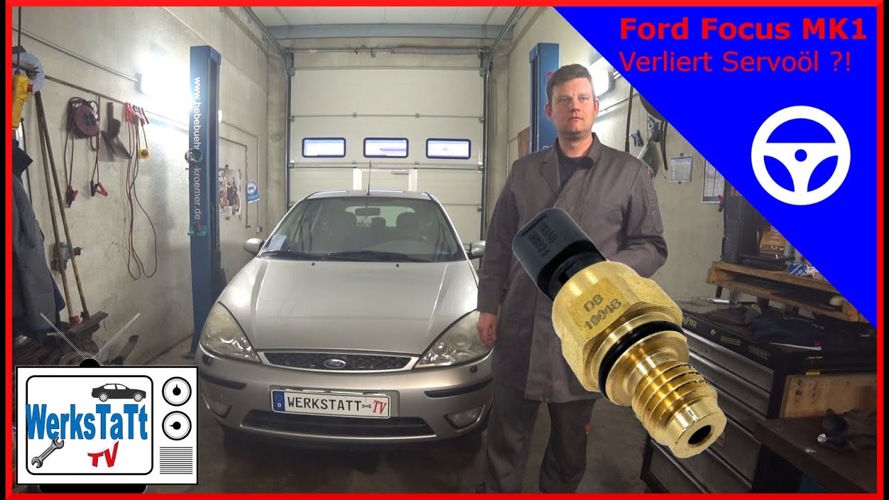 ►Ford Focus MKI◄ Verliert Servoöl?! [Druckschalter tauschen] ◢WERKSTATT-TV◣