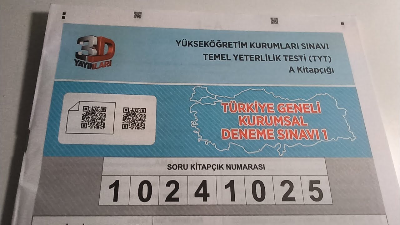 3D Tg 1 yorumum #yks #mezun 